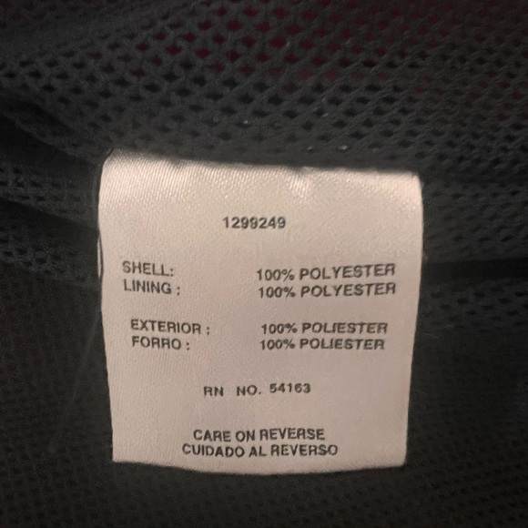 Tommy Hilfiger Jacket Womens M Long Sleeve Full Zip Hooded Windbreaker Red - Picture 12 of 12